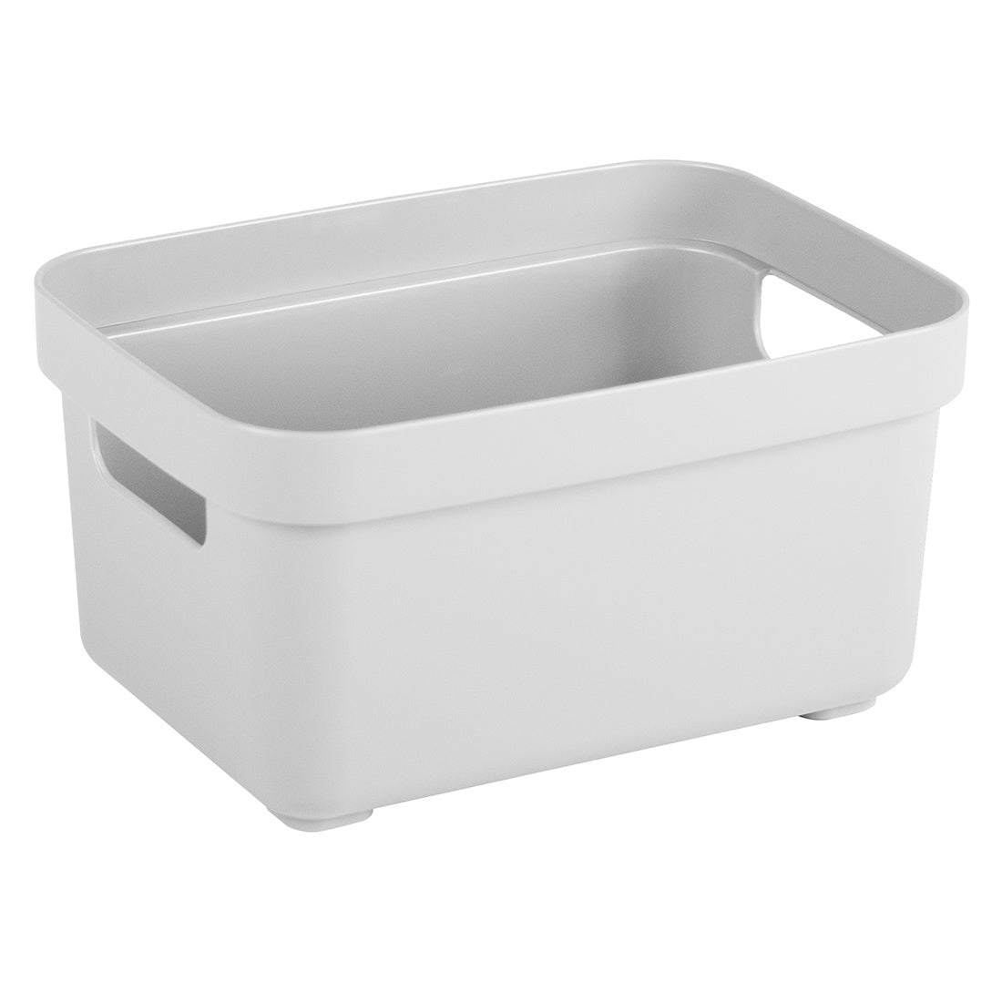 Sigma home Aufbewahrungsbox 2,5 l (ohne Deckel) – Kunststoff – Weiss – 177 × 128 × 93 mm