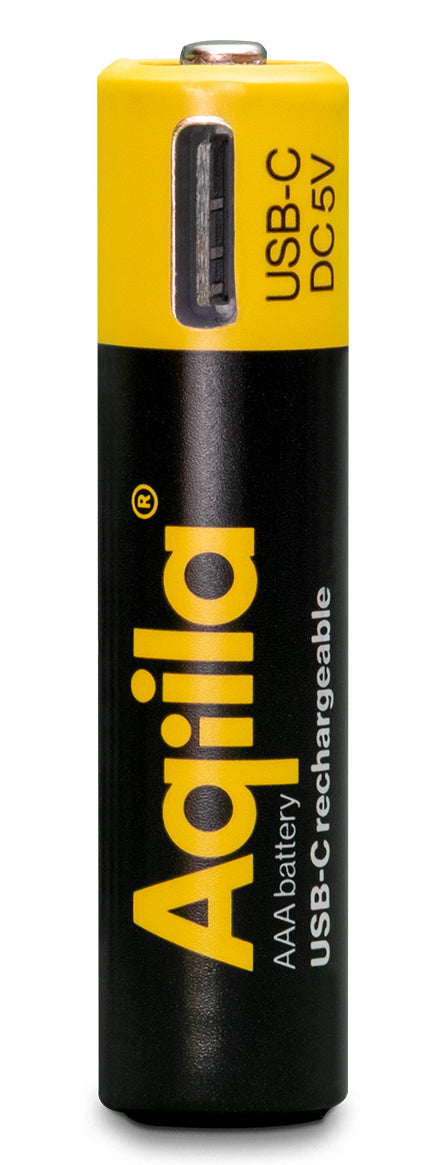 Aqiila AAA Akkus, Li-Ion, 600 mAh, 1,5 V – 4 Stk.
