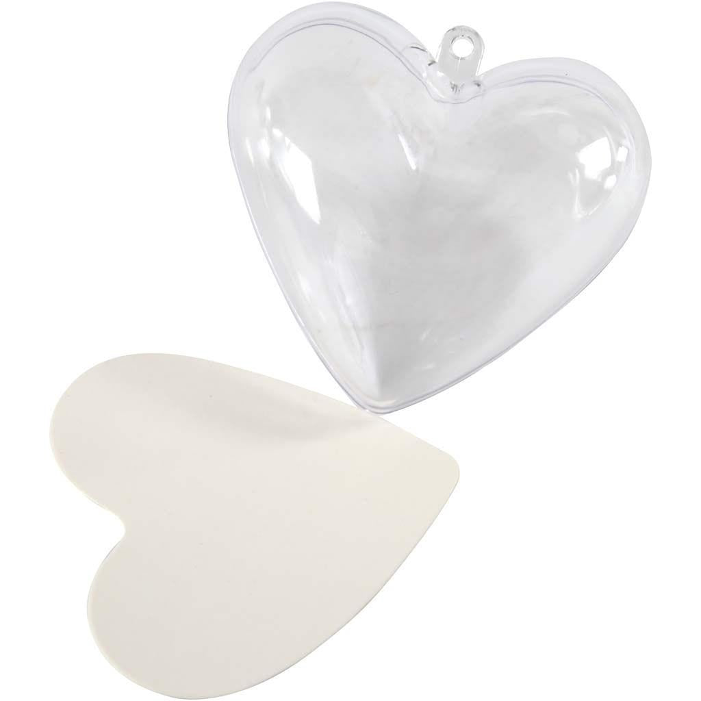Creativ Company Aufhänger – 6,5 cm – Kunststoff, transparent – 10-teilig
