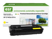 esr 201A (CF402A) Gelber Toner – Kompatibel – 1'400 Seiten – für HP