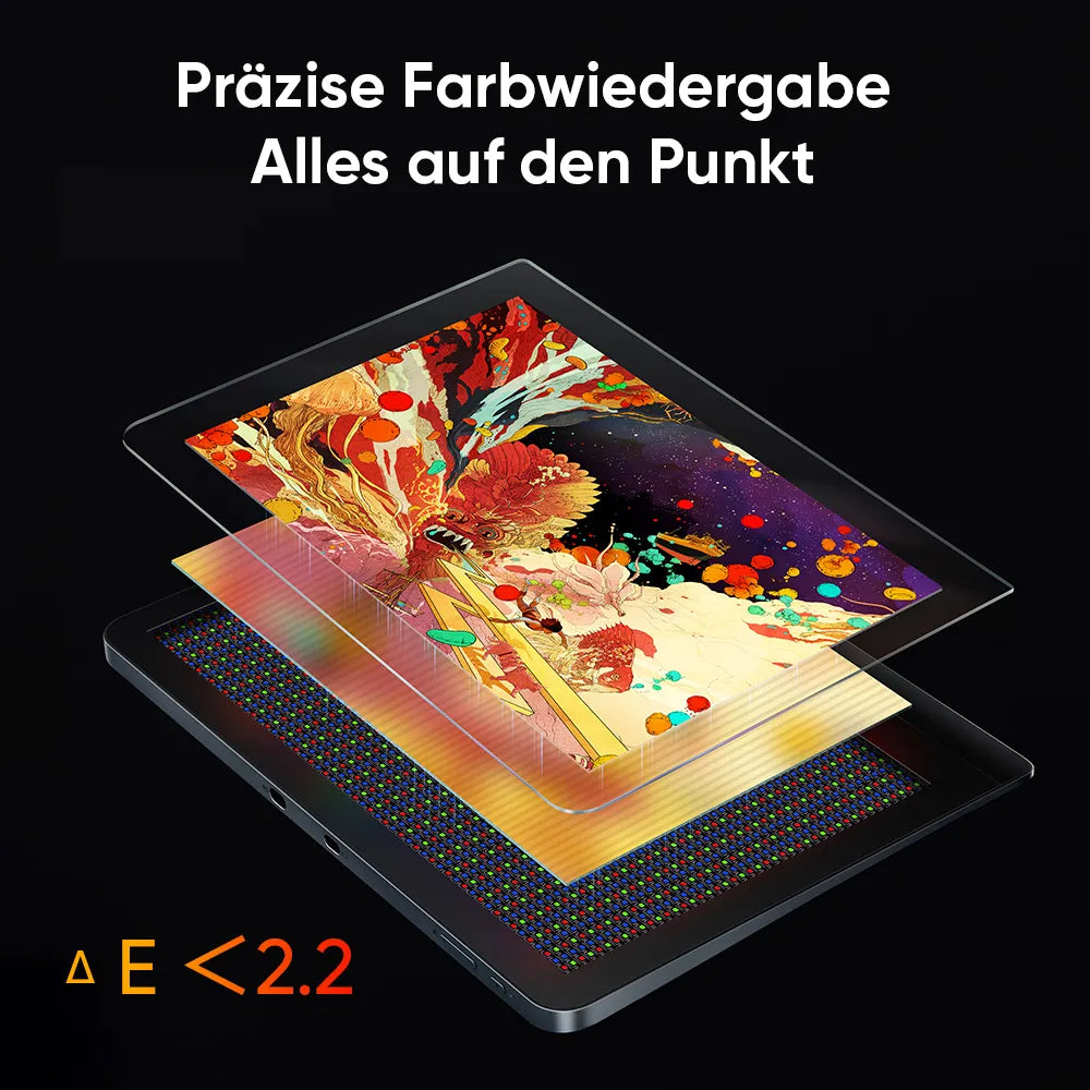 XPPen XP-Pen – Stiftdisplay Artist Pro 14 (Gen2), 13,9", schwarz, 16384 Druckstufen, 299 × 187 mm, USB-C