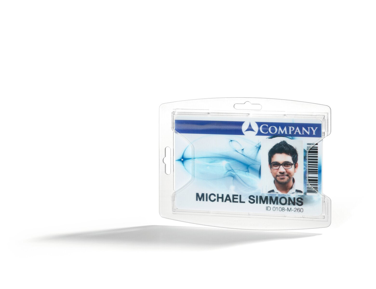 Durable Ausweishalter reXycle – für 85×54 mm Karten – hoch/quer – transparent – Polypropylen (PP)