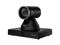 Poly Studio E60 Videokonferenzsystem – 4K Ultra HD, 12× optischer Zoom, für Windows/Android – Schwarz