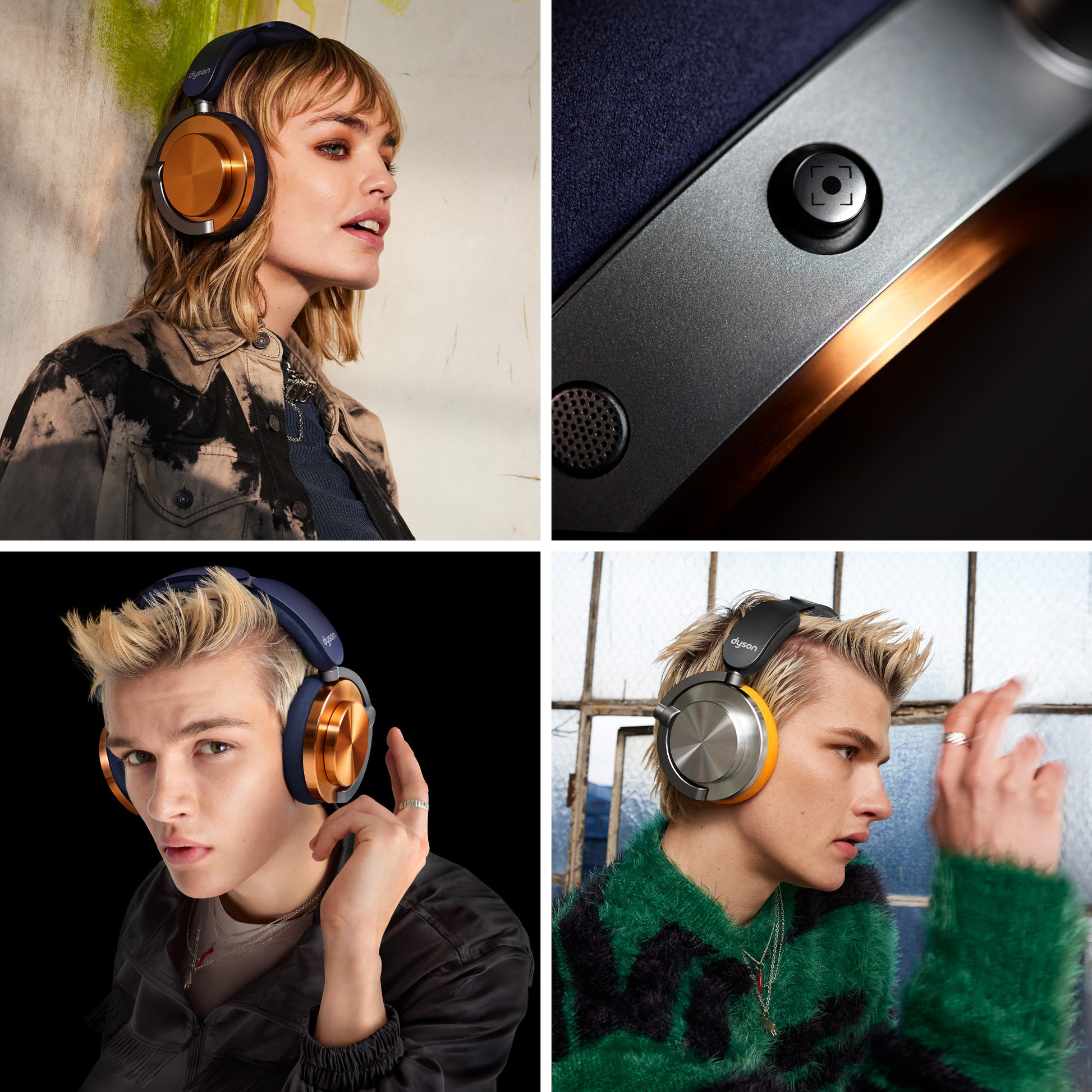 Dyson OnTrac Over-Ear Kopfhörer – Stereo, BT, ANC, Aluminium, BT 5.0