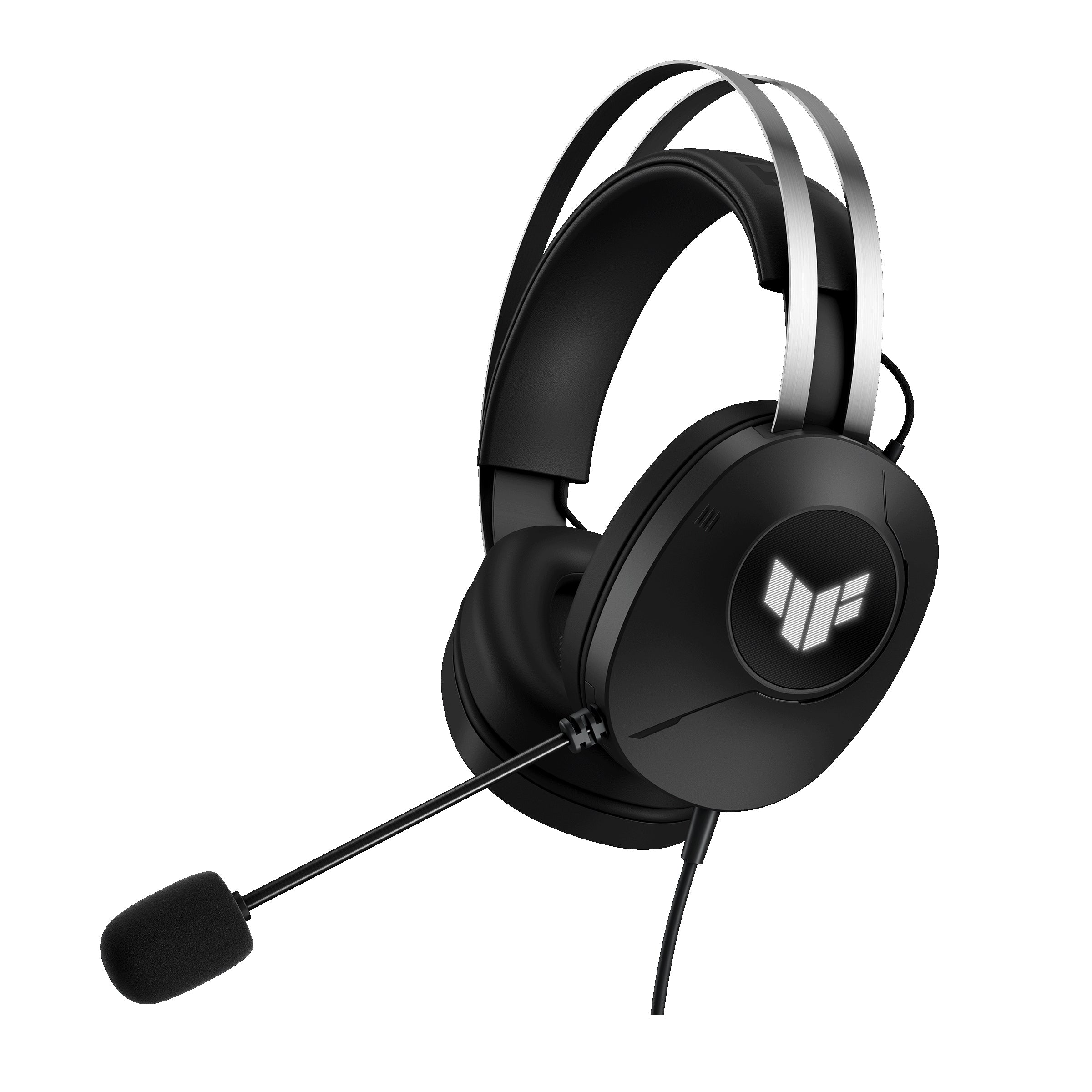 ASUS TUF Gaming H1 Gen II Gaming-Headset – Over-Ear, Stereo, Kabelgebunden, USB-A, Schwarz
