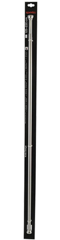 Spirella Handtuchhalter (Wand) Kreta – 125-220 cm, Aluminium gebürstet, Wandmontiert, ohne Bohren