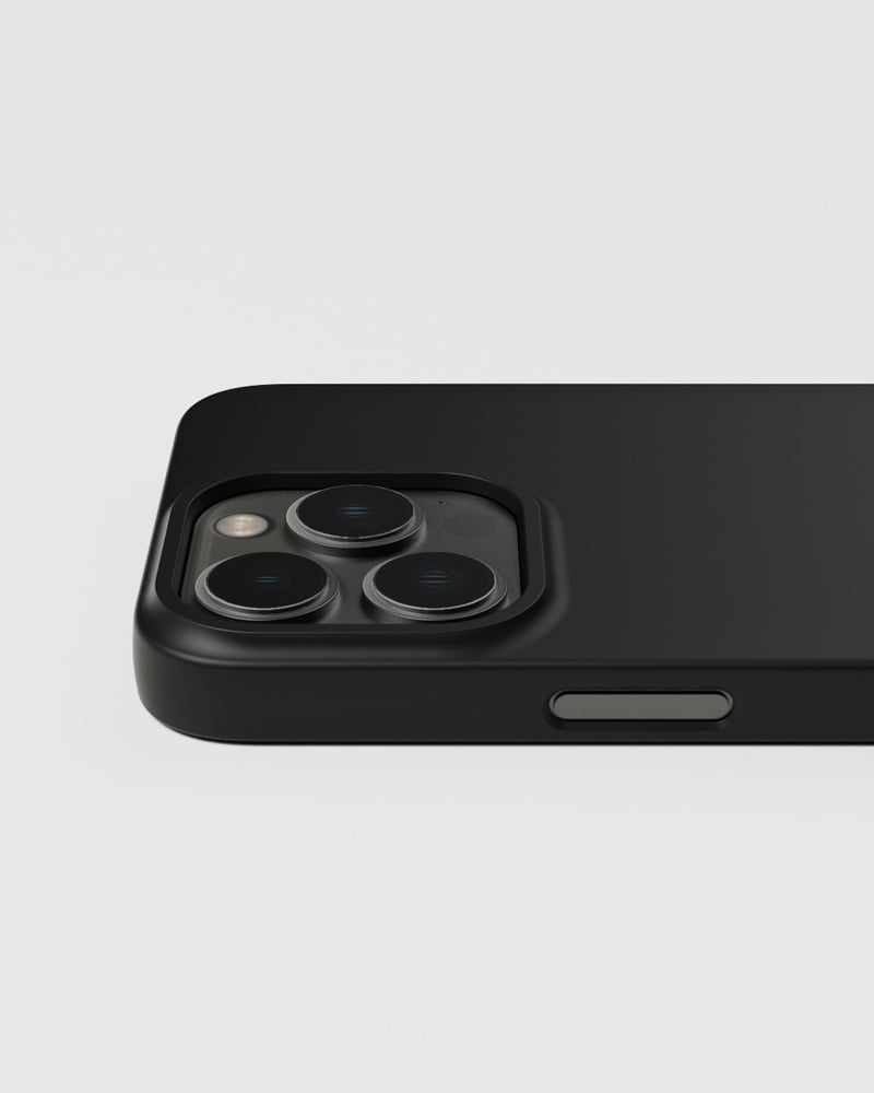 Nudient – Backcover – für Apple iPhone 13 Pro – Schwarz – MagSafe-kompatibel