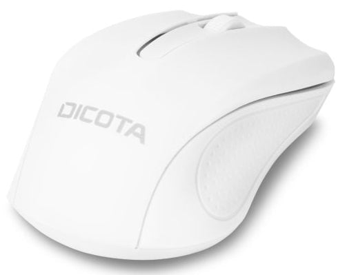 DICOTA D31659W – Maus – Kabellos (2,4 GHz), 1000 DPI, beidhändig, Weiss