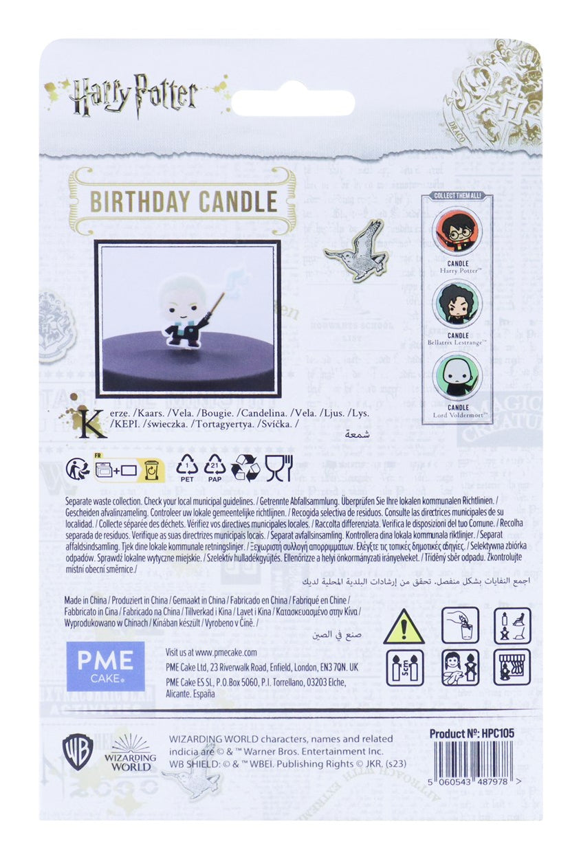 PME Harry Potter Geburtstagskerzen – mehrfarbig – 9,5 × 9,0 cm – 1 Stück