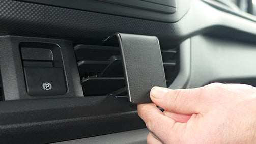 Brodit Auto-Befestigungssockel (ProClip) – für Ford Transit Custom, Tourneo Custom (2024–25) – Schwarz, ABS