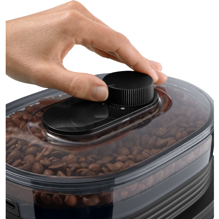 Melitta AromaFresh Filterkaffeemaschine – 10 Tassen, 1,25 l, Keramik-Mahlwerk, Schwarz