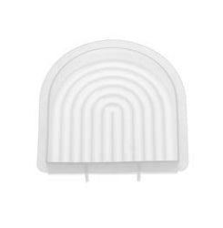 GLOREX Kerzengiessform, Silikon, Weiss, 15 × 3 × 15 cm, 1 Stk