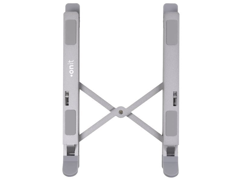 ONIT Laptop-Ständer – bis 17,3", faltbar, höhenverstellbar – Anthrazit