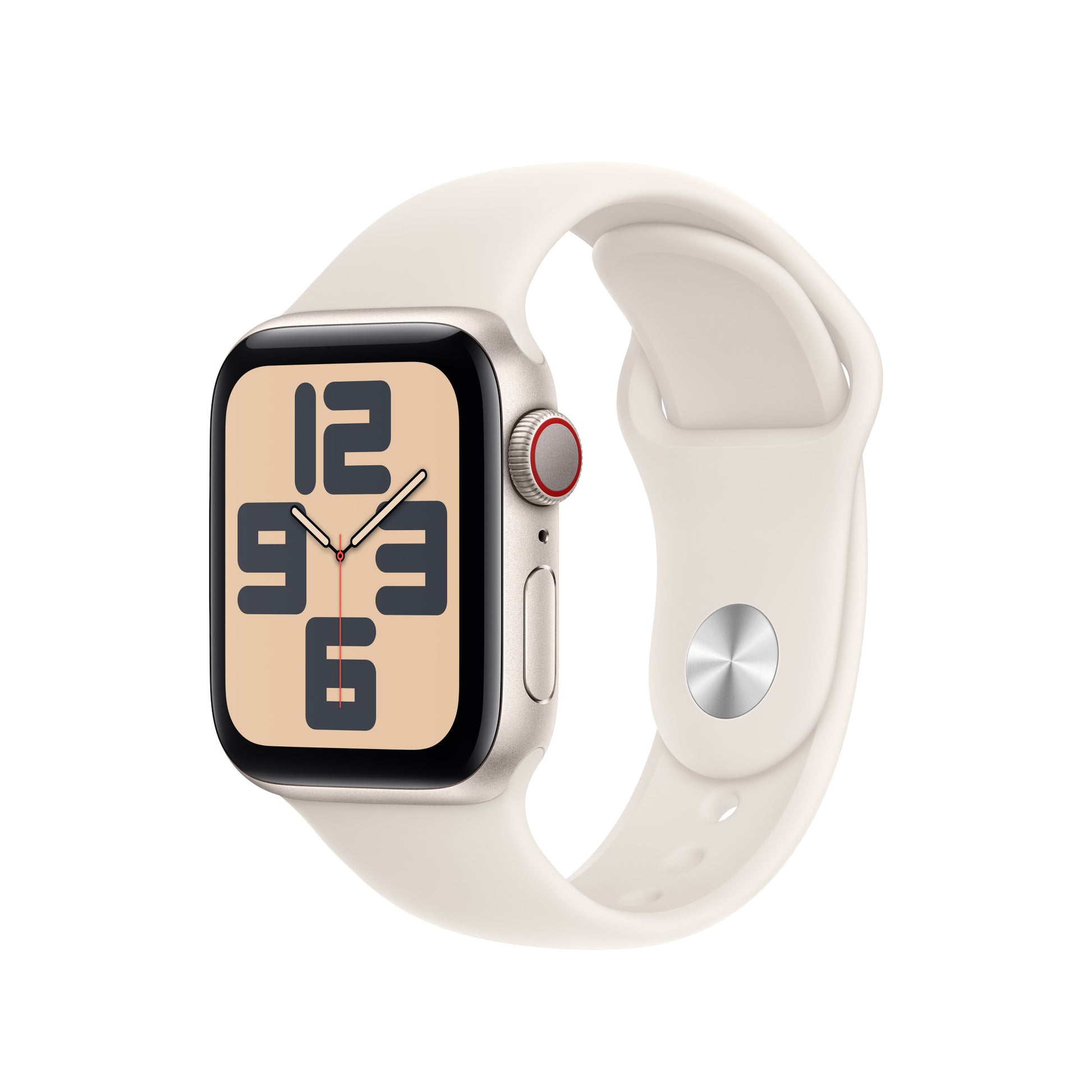 Apple Sport Band Starlight – Armband – für Apple Watch 40 mm, M/L, Polymer