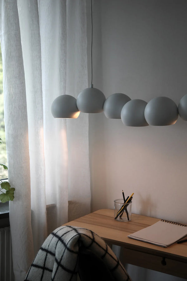 Markslöjd Hängeleuchte Cupolo – 15,0 × 101,0 cm, 800 lm, 40 W, 2700 K, 7× E14, weiss