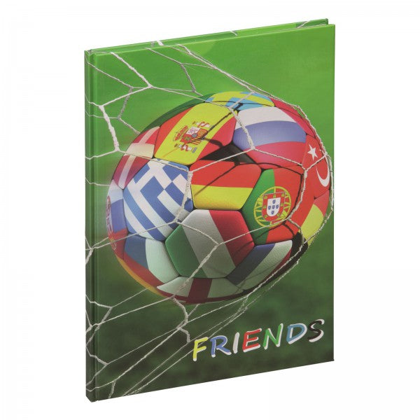 Pagna Fairplay Freundebuch – 150 × 220 mm – 60 Seiten – Deutsch, gebunden, laminierter Papiereinband