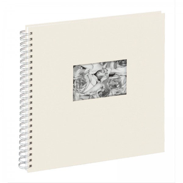 Pagna Fotobuch, Spiralbindung, 40 Seiten, 20 × 27 cm, Karton, Weiss, Frontseite wechselbar