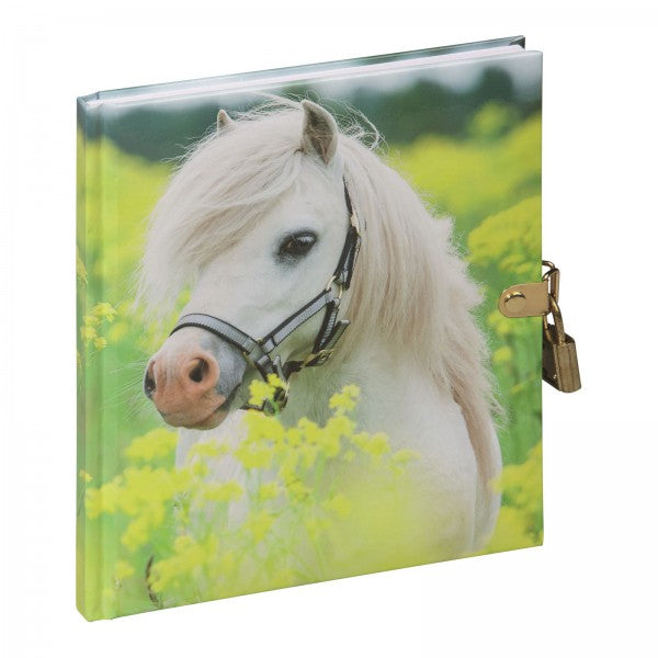 Pagna Kleines Pony Tagebuch – 155 × 180 mm – 128 Seiten – mit Schloss, gebunden, mehrfarbig