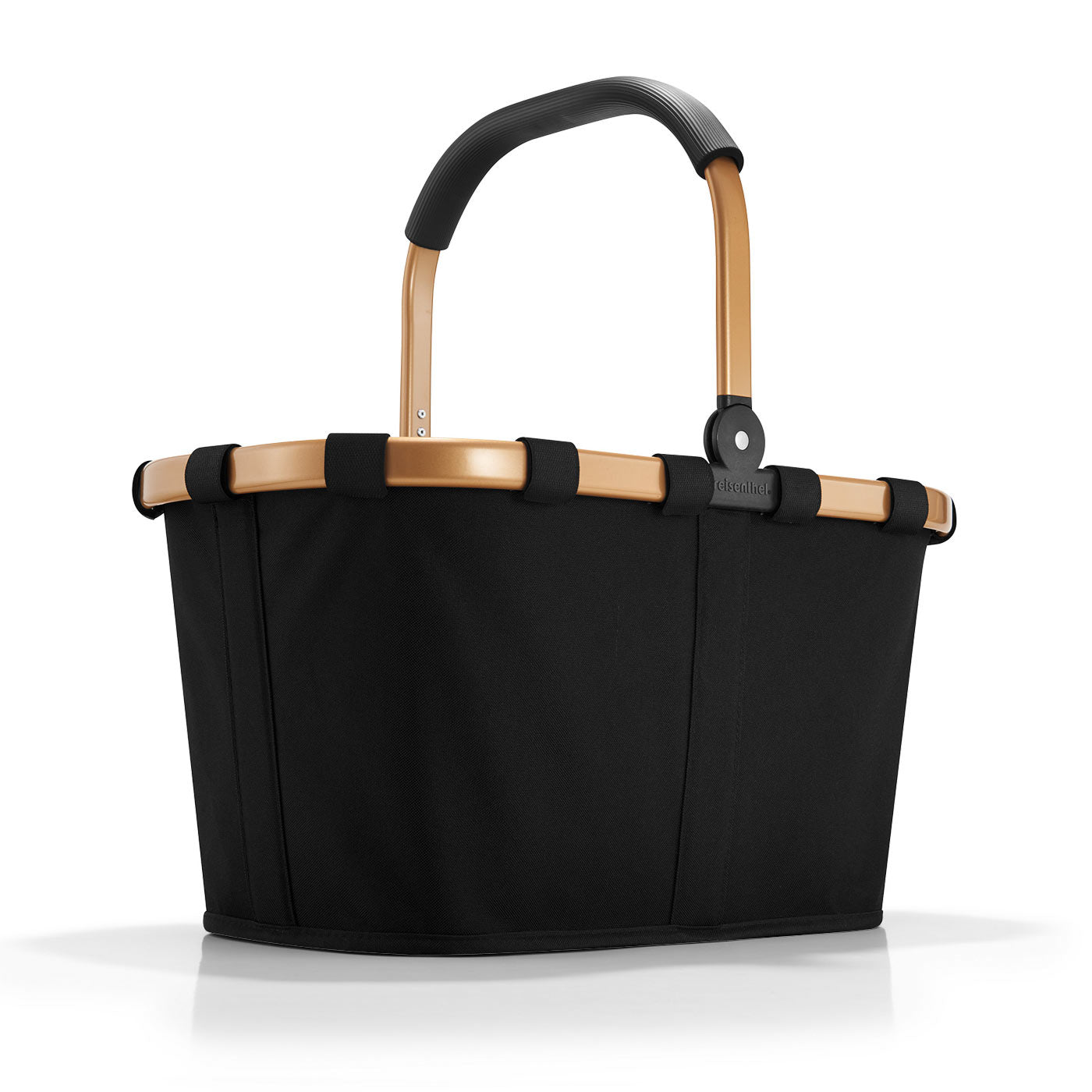 Reisenthel Stofftasche, Polyester, Schwarz/Gold, 480×290×280 mm
