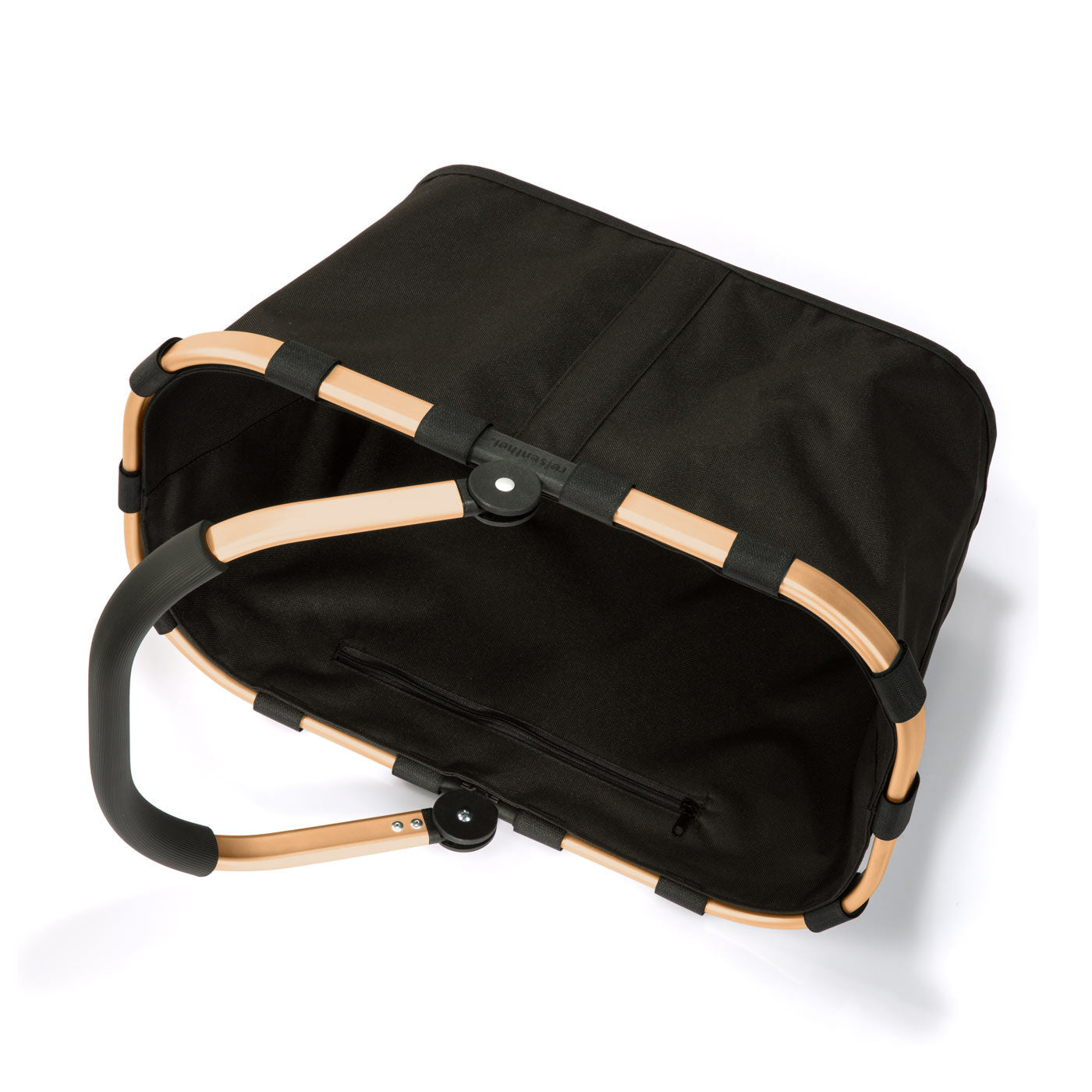 Reisenthel Stofftasche, Polyester, Schwarz/Gold, 480×290×280 mm