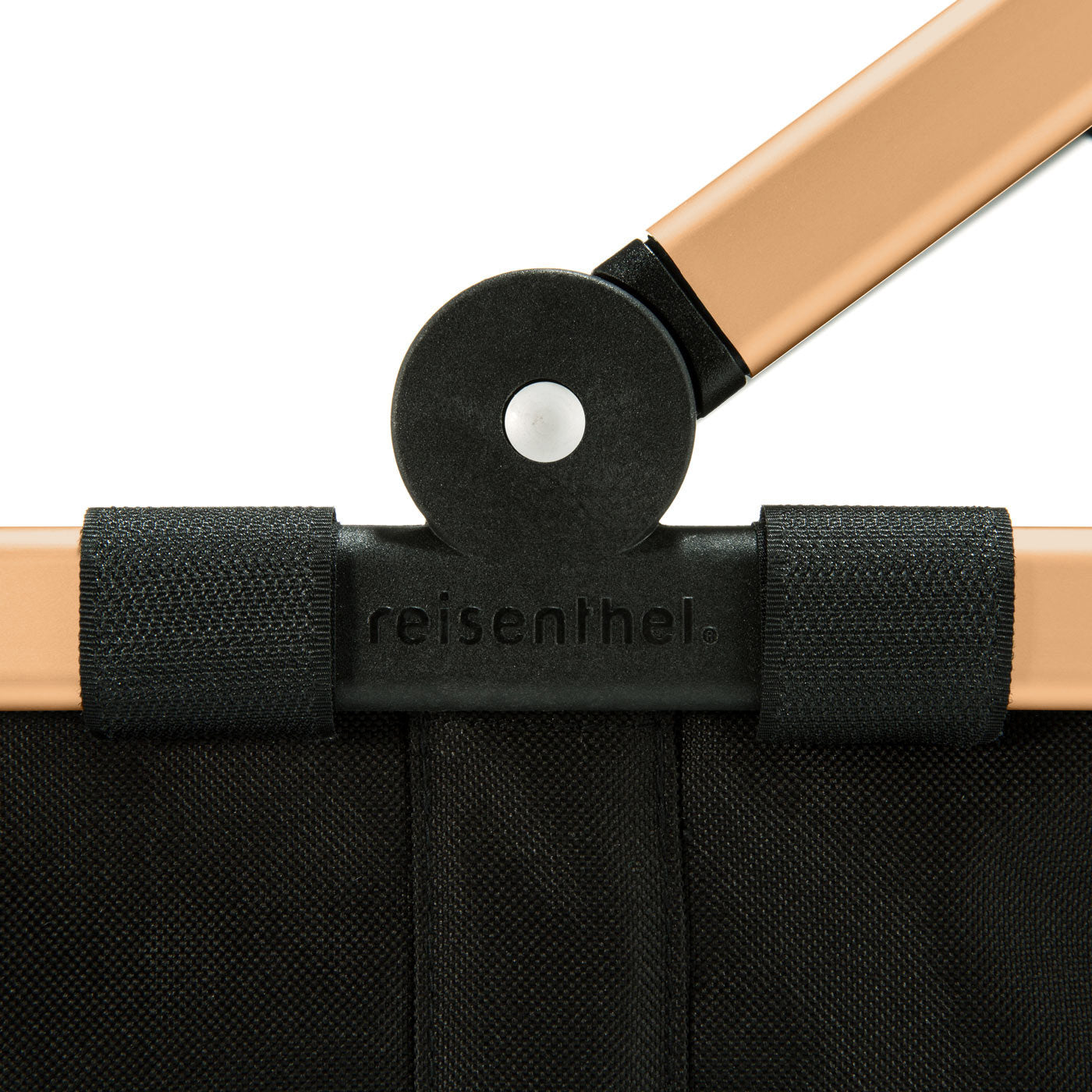 Reisenthel Stofftasche, Polyester, Schwarz/Gold, 480×290×280 mm
