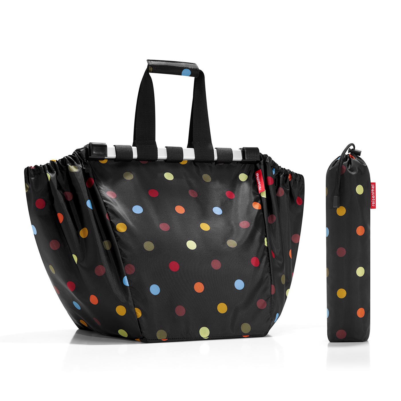 Reisenthel Stofftasche, Polyester, Motiv Punktmuster, 325×380×510 mm