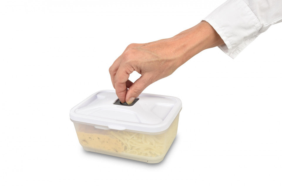 Solis Vakuumier-Box – 14 × 11,5 × 6,5 cm, 600 ml, 2 Stk., Polypropylen (PP), Transparent