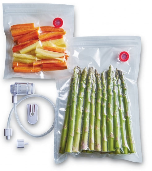 Solis Vakuumierbeutel Zip Starter Kit – 20 × 23 cm (3x), 26 × 35 cm (2x), 5 Beutel