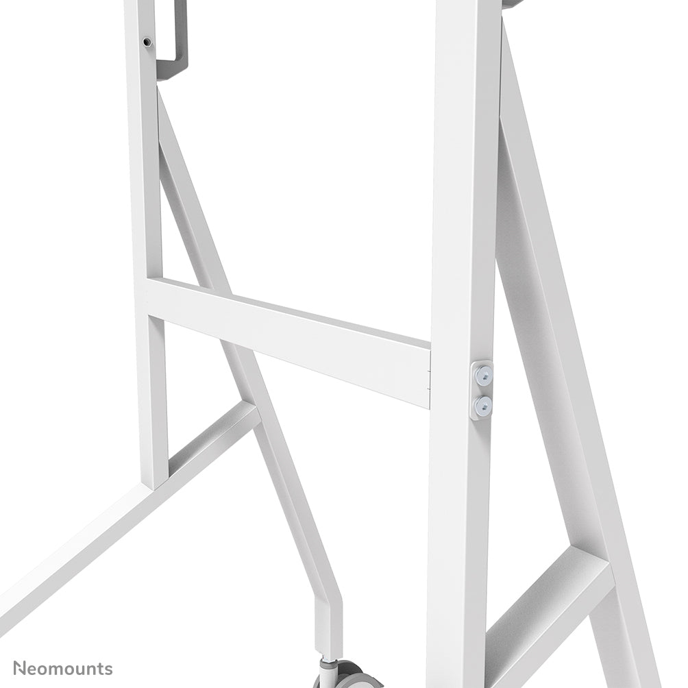 Neomounts MOVE Go Flip – Trolley, drehbar, für 55–65", VESA 400×400, bis 50 kg, höhenverstellbar, weiss