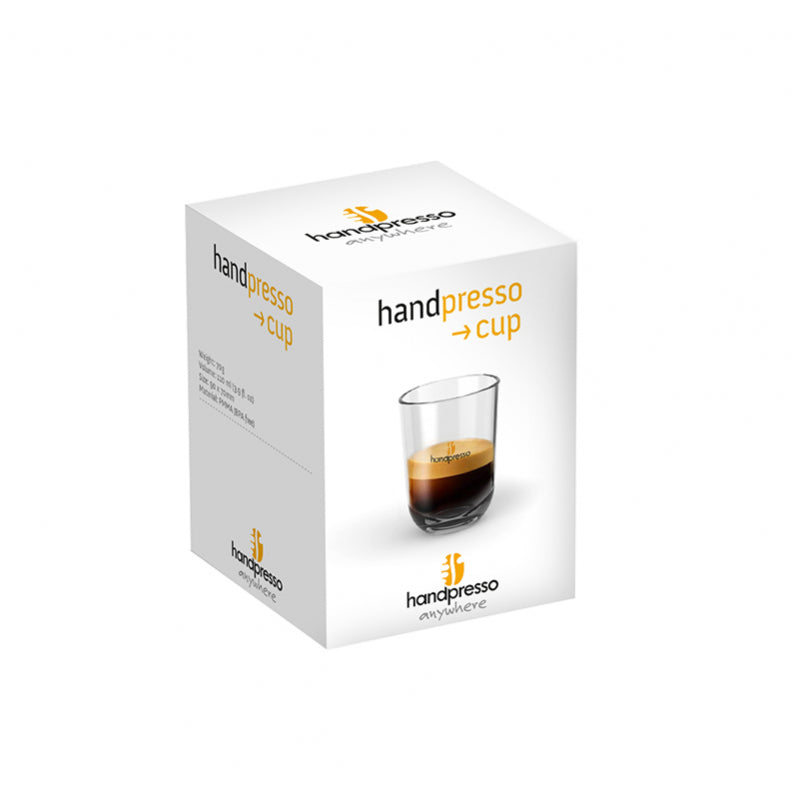 Handpresso Kaffeetasse – 110 ml, Glas, Transparent, bruchfest