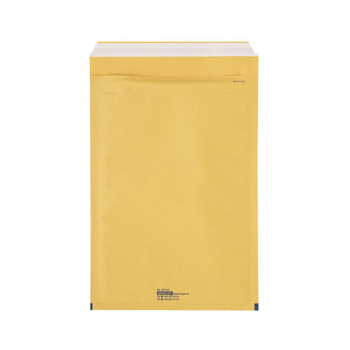 Brieger Luftpolstertasche – 175 × 265 mm, braun – 1 Stk.