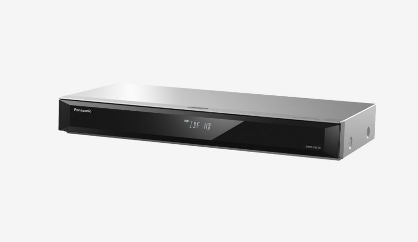 Panasonic DMR-UBC70EGS – Blu-ray-Recorder, USB, DVB-C/T2, 4K, 500 GB, Silber