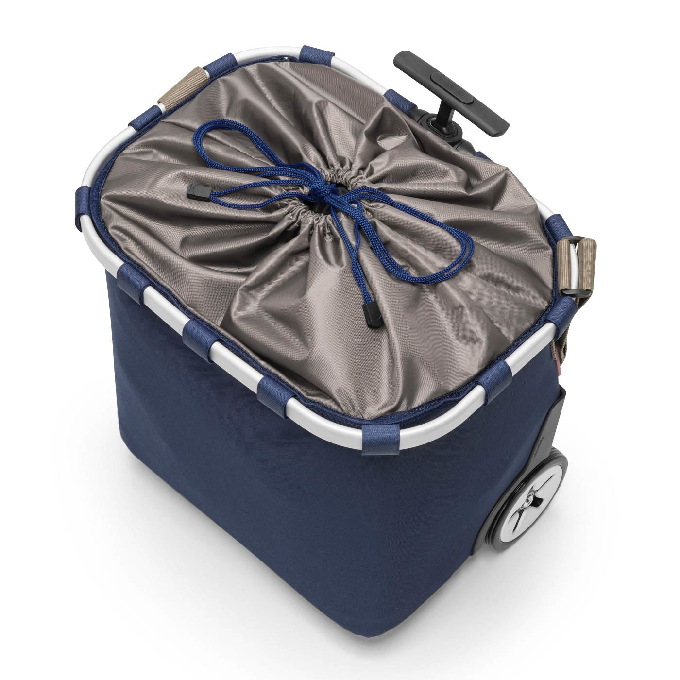 Reisenthel Stofftasche, Polyester, Dunkelblau, 420×475×320 mm, mit Teleskopgriff