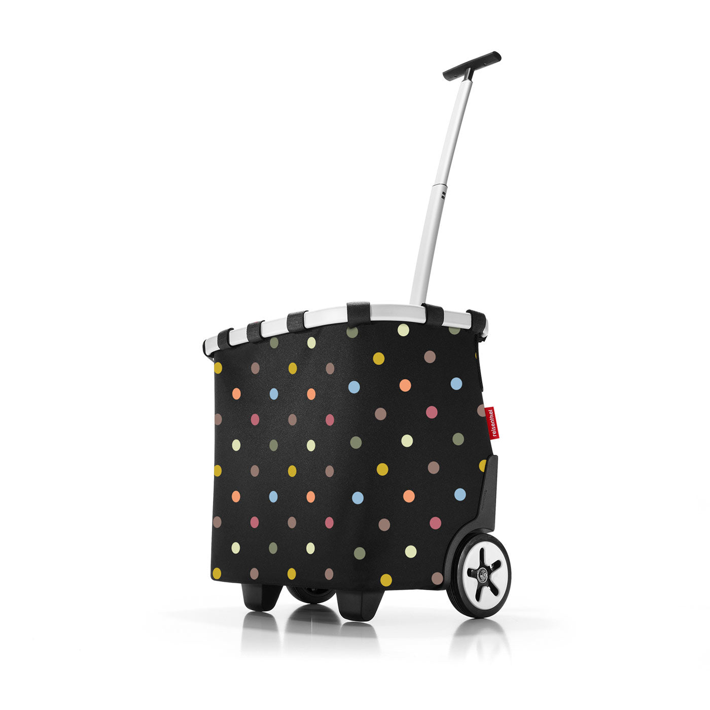 Reisenthel Stofftasche, Polyester, schwarz, mehrfarbig, 420×475×320 mm, verstellbarer Griff