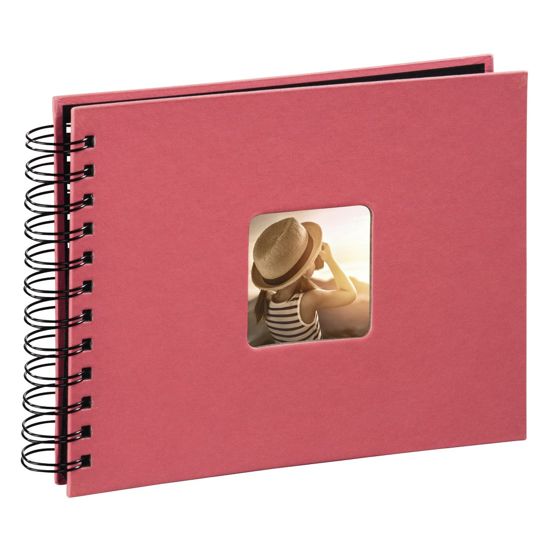 Hama Fotobuch – für 240 × 170 mm, Flamingo, mit Pergaminzwischenblättern, Papier