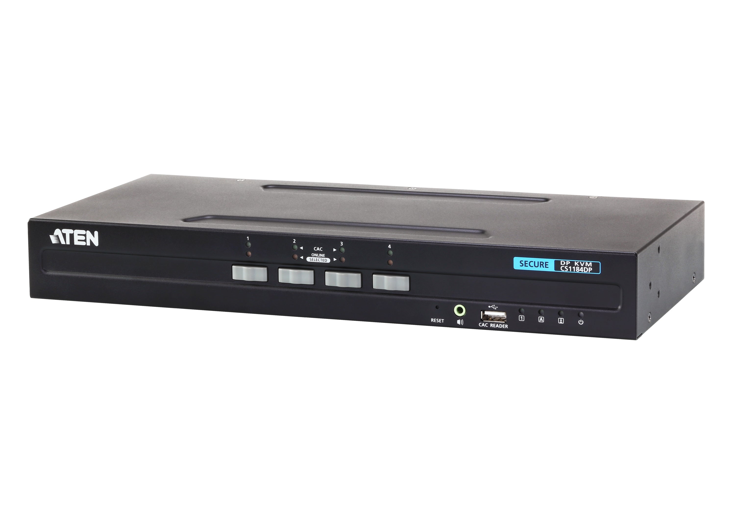 ATEN CS1184DP – KVM-Switch – 4-Port, DP – 3840 × 2160 @ 30 Hz, Audio