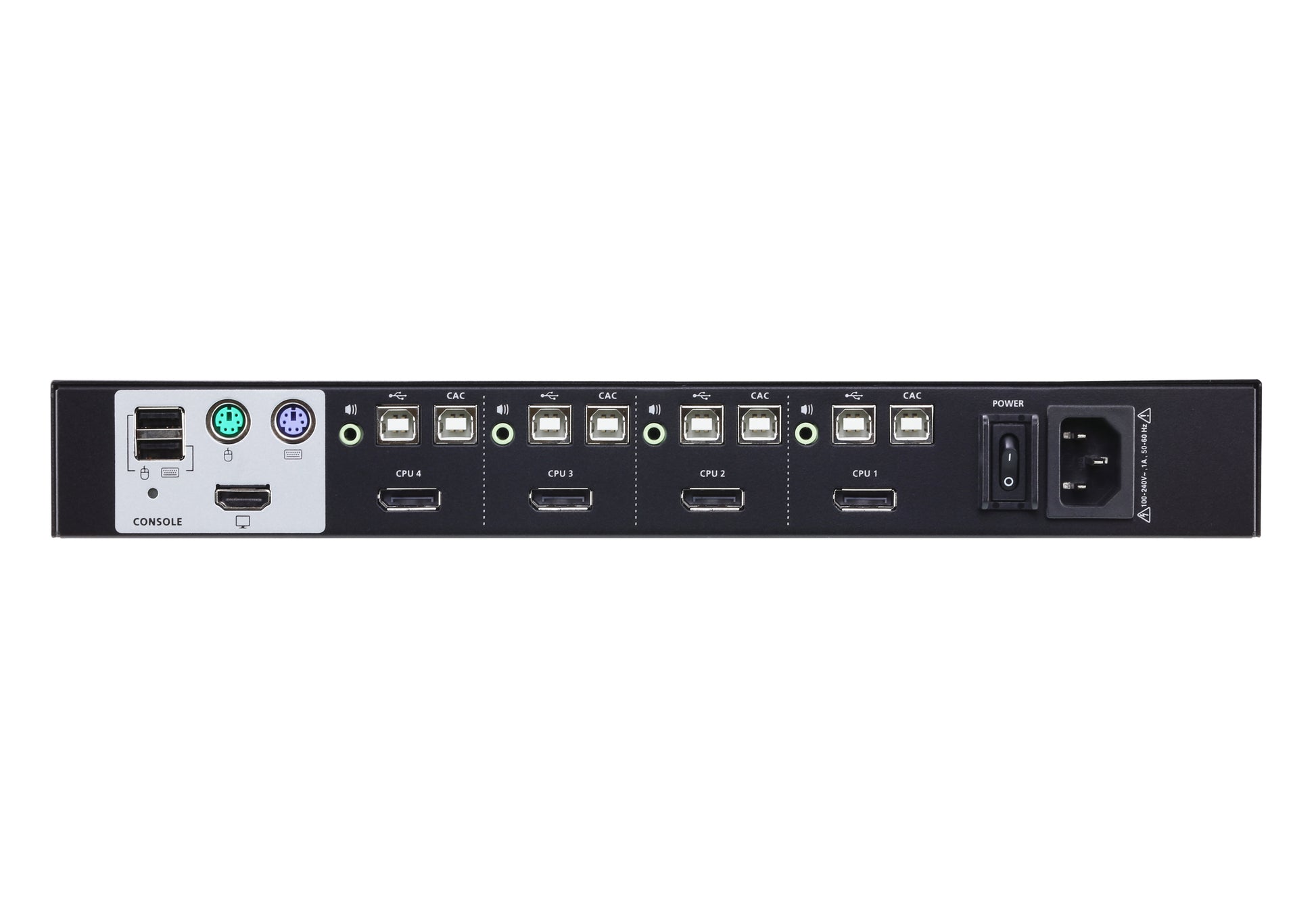 ATEN CS1184DP – KVM-Switch – 4-Port, DP – 3840 × 2160 @ 30 Hz, Audio