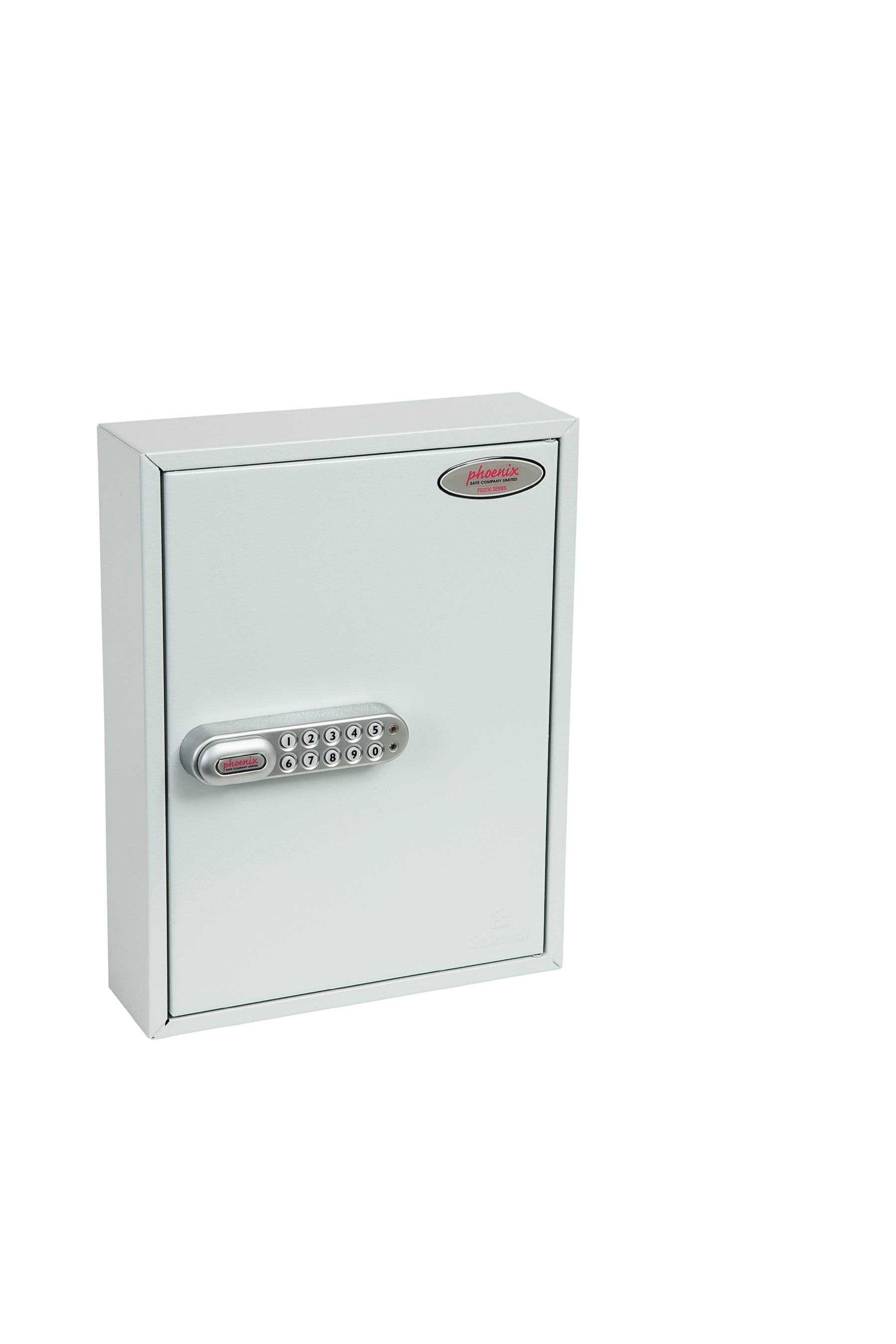 Phoenix Safe Co. KC0601E – Schlüsselkasten, für 42 Schlüssel, Elektronikschloss, Grau, 270 × 80 × 350 mm