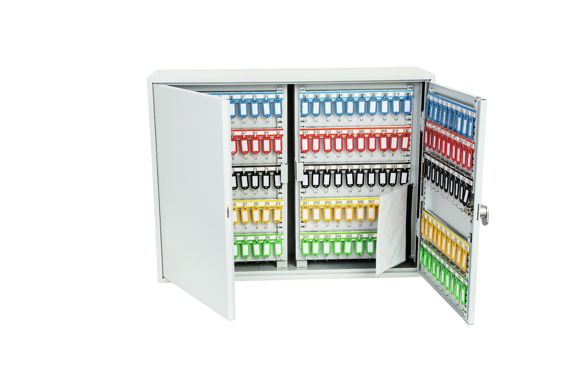 Phoenix Safe Co. Phoenix KC0607E – Schlüsselschrank, für 600 Schlüssel, Elektronikschloss, Grau, 730 × 205 × 550 mm