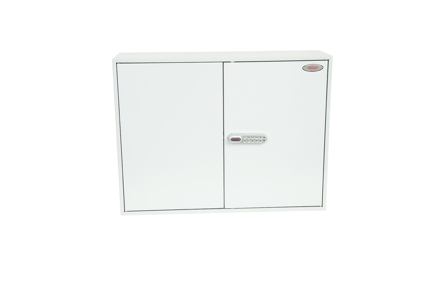 Phoenix Safe Co. Phoenix KC0607E – Schlüsselschrank, für 600 Schlüssel, Elektronikschloss, Grau, 730 × 205 × 550 mm