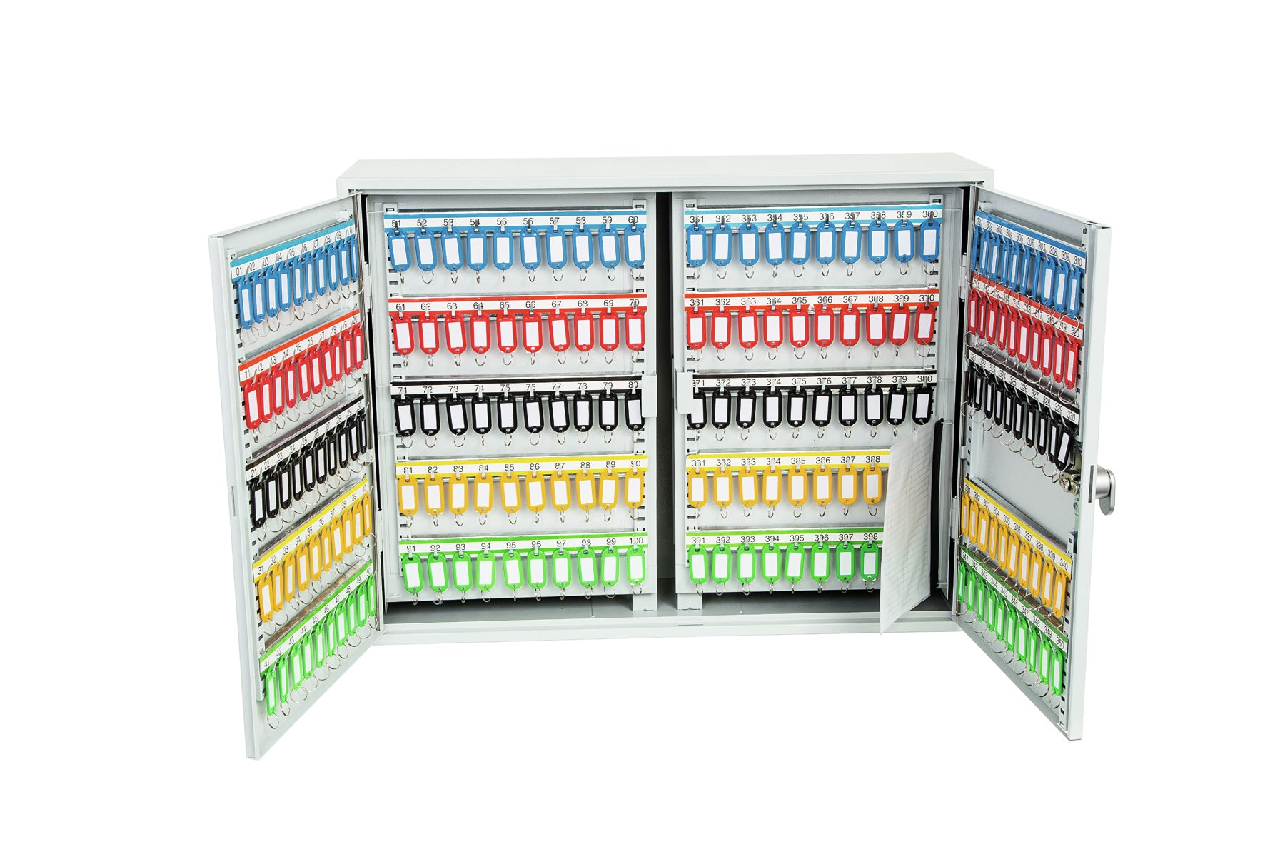 Phoenix Safe Co. Phoenix KC0607E – Schlüsselschrank, für 600 Schlüssel, Elektronikschloss, Grau, 730 × 205 × 550 mm