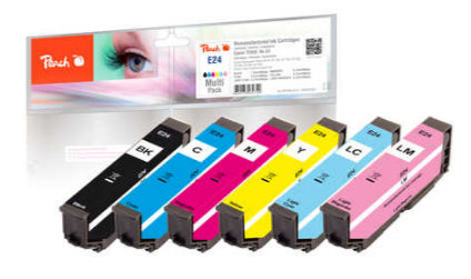 Peach Epson 24 Tintenpatronen-Multipack, Magenta, 6er-Pack, Kompatibel – für Epson XP-55, XP-750, XP-760 und andere
