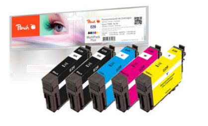 Peach No.29 Tintenpatronen-Multipack, Schwarz/Cyan/Magenta/Gelb (Kompatibel) – für Epson XP-235/240/245 …