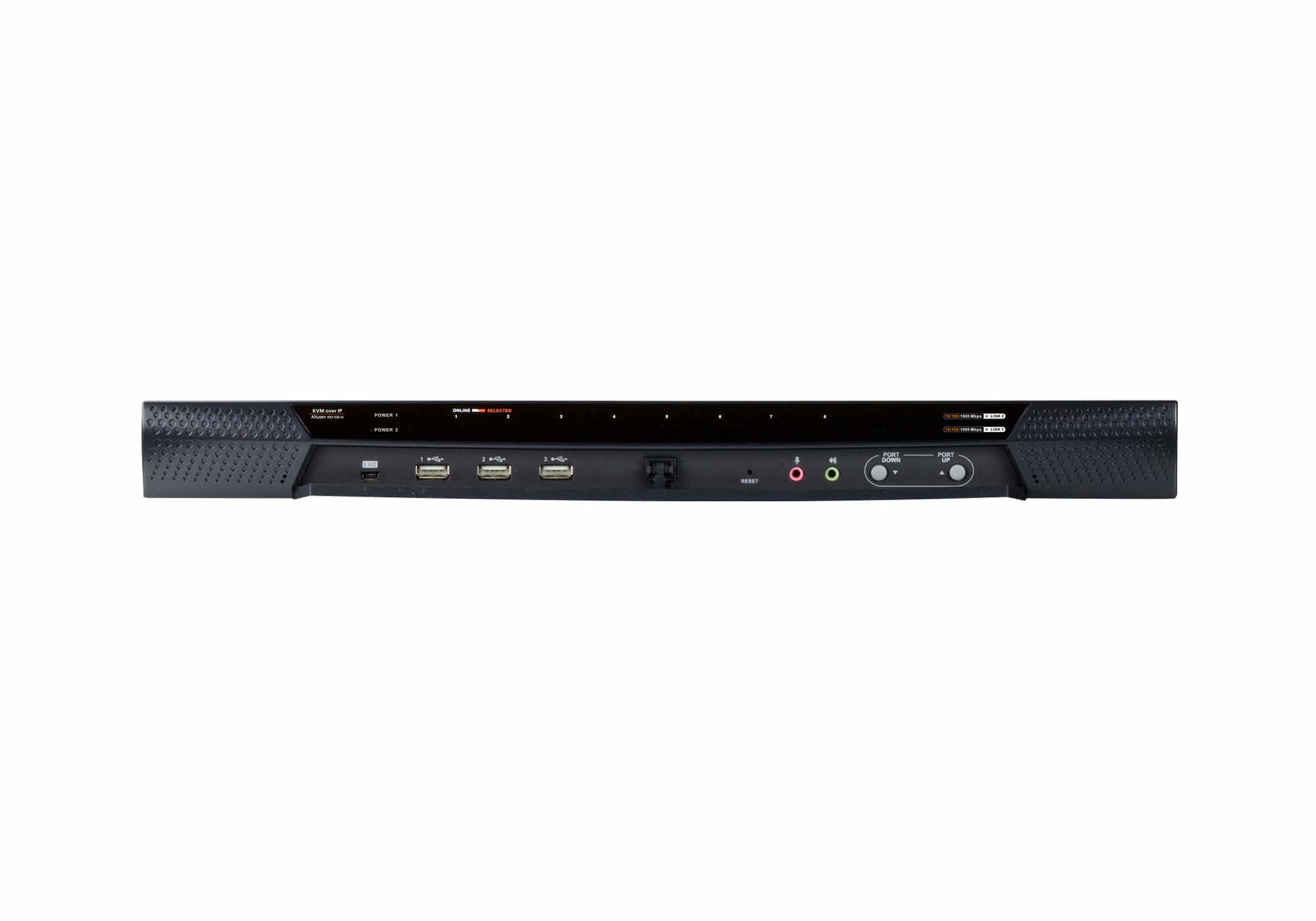 ATEN KN1108VA – KVM-Switch 8-Port, VGA/USB 2.0/Ethernet, 1920 × 1200, Virtual Media, Audio, Kaskadierbar