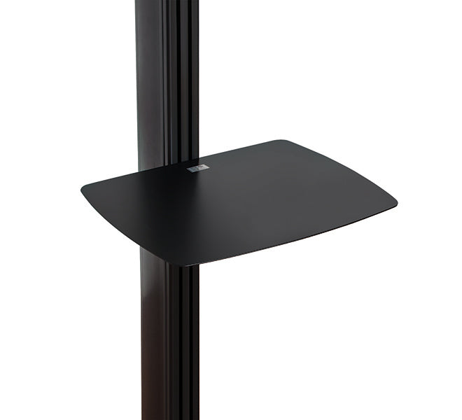 B-Tech SYSTEM X – Displayständer, für 2 Displays, für 32–65″, VESA 430×400–600×400, bis 35 kg, schwarz