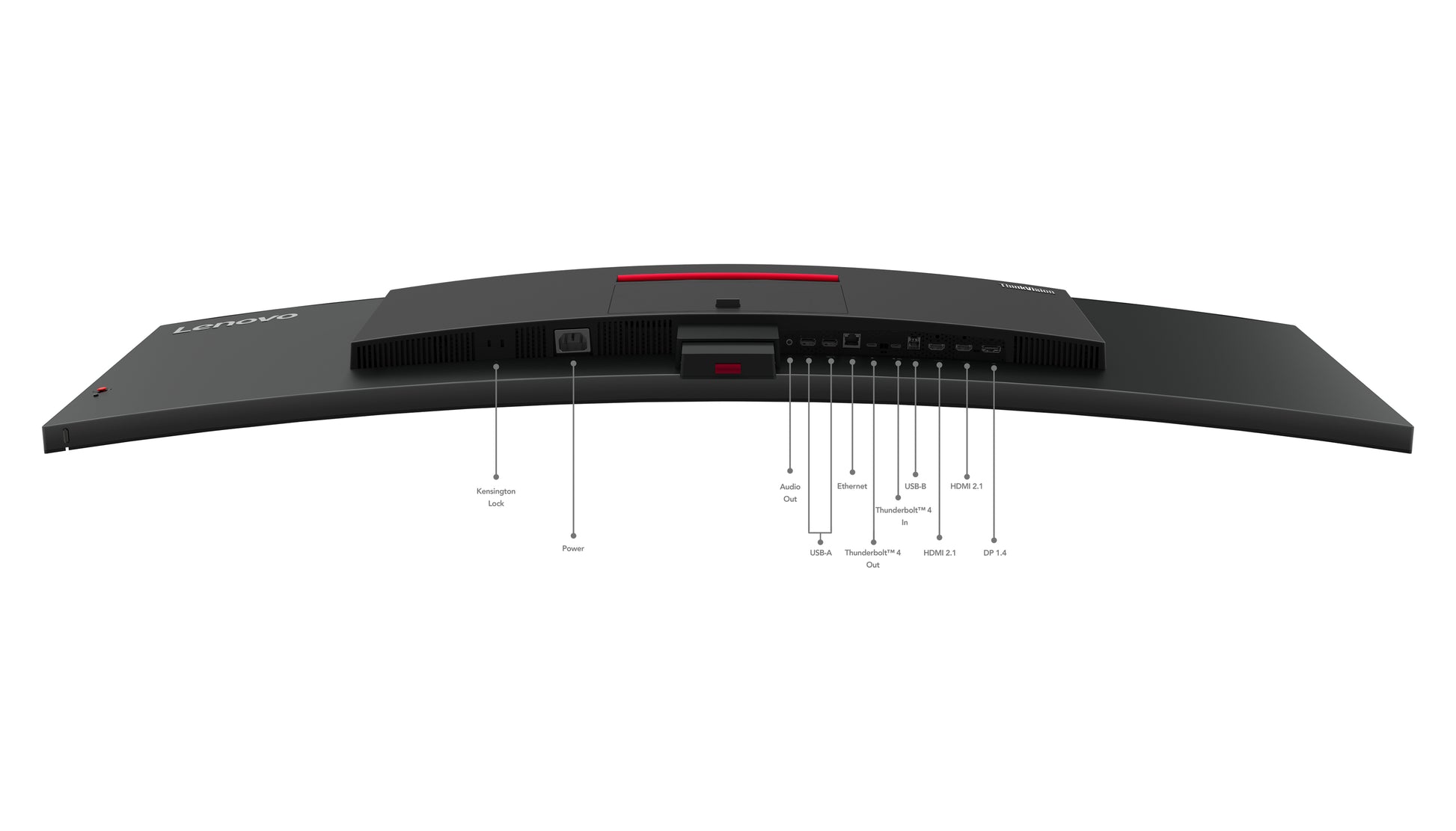 Lenovo ThinkVision P49w-30 – Monitor, 49", IPS, 60 Hz, 350 cd/m², VESA 100 × 100, 100 × 200, Schwarz