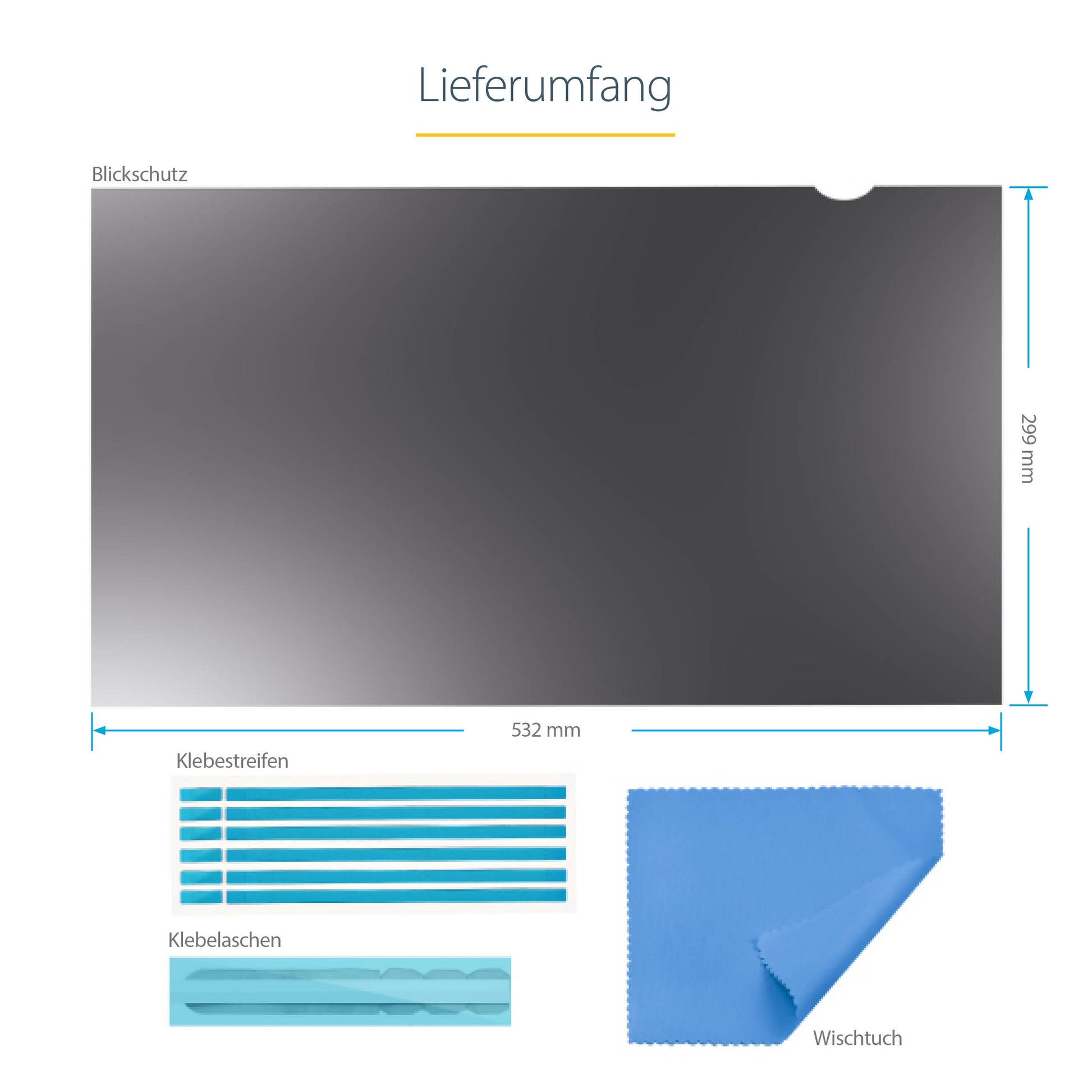 StarTech.com Displayschutz für 24" Monitor
