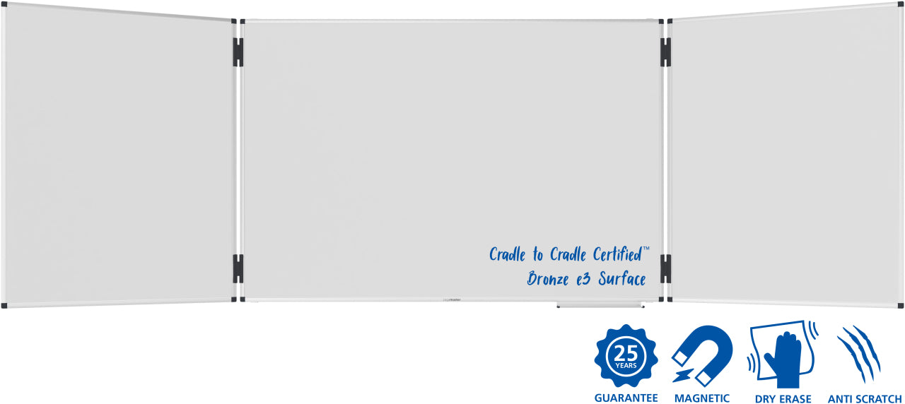 Legamaster UNITE PLUS Whiteboard – Emaille, magnetisch – 150 × 100 cm