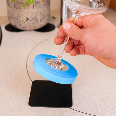 Silwy Magnet-Kondom – mehrfarbig – Silikon – 6 Stk – für Stielgläser
