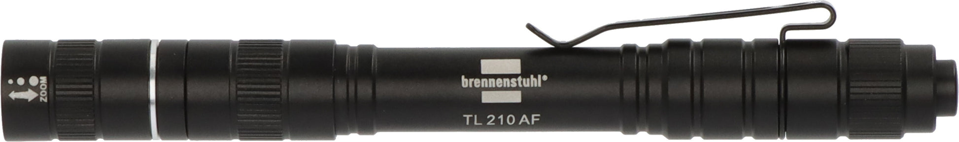 Brennenstuhl Taschenlampe TL 210AF – 200 lm, 55 m, IP44, USB, 4 Modi – Schwarz